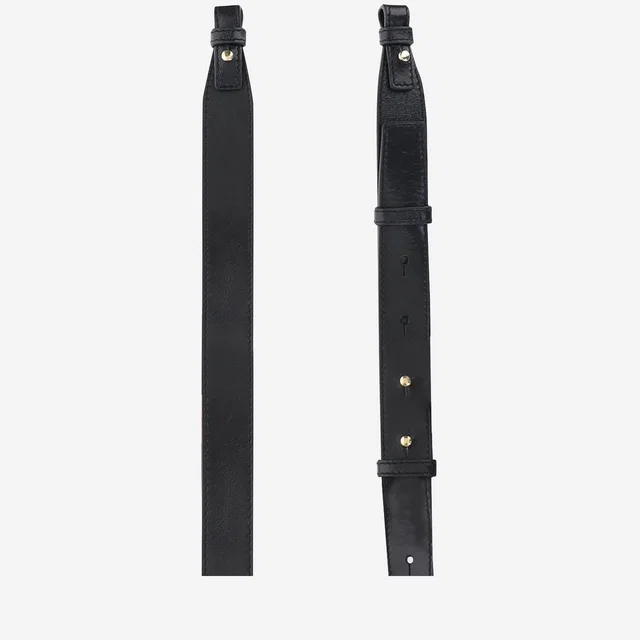 Chloé Buffalo Leather Shoulder Bag — Black in Black Leather from HEWI