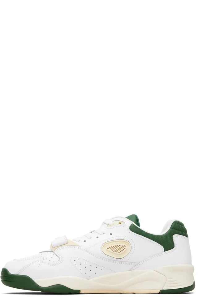 Lacoste White Game Train Pro Leather Sneakers, photo 3 of 5 from SSENSE