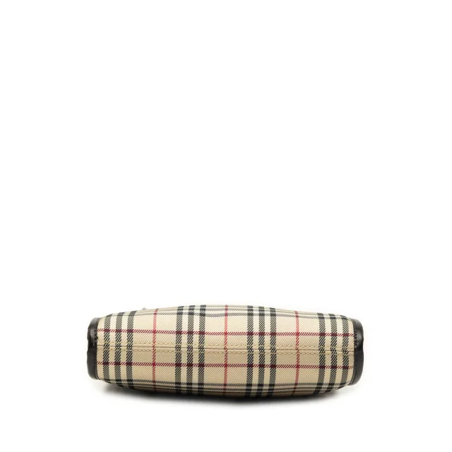 Beige Burberry House Check Canvas Crossbody in Beige Canvas from Designer Revival, photo 3 of 6