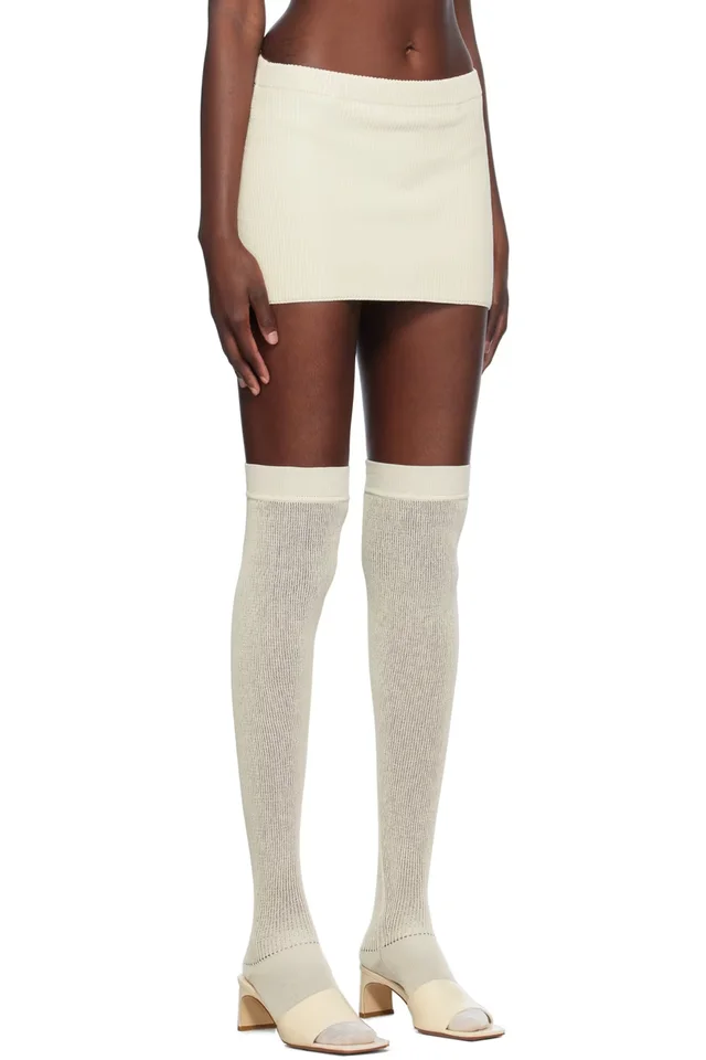 Aya Muse Off-White Eris Miniskirt, photo 2 of 4 from SSENSE