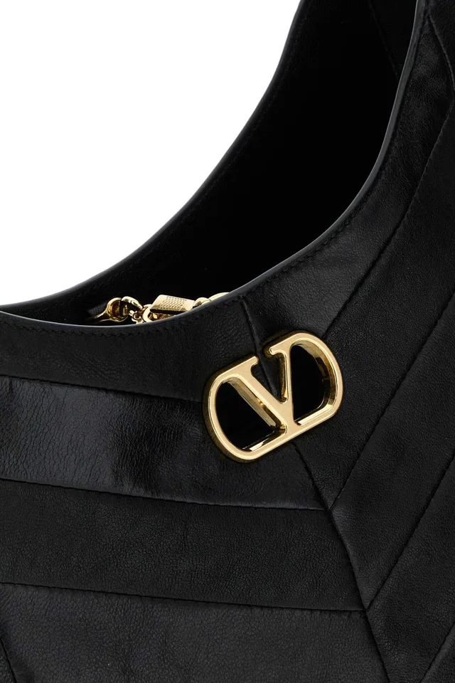 Valentino Garavani Quilted Leather Shoulder Bag — Black in Black Leather from HEWI, photo 2 of 2
