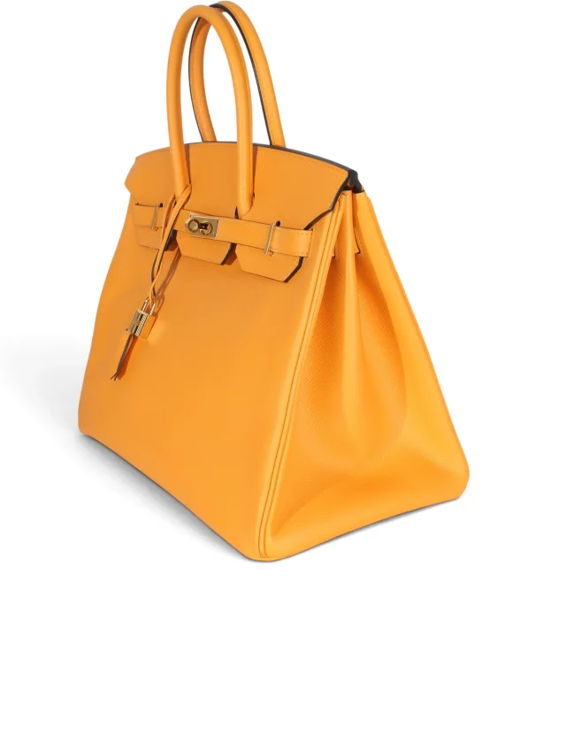 Hermès Jaune Dor Epsom Birkin 35 in Yellow Epsom leather from Season 2 Consign, photo 4 of 10