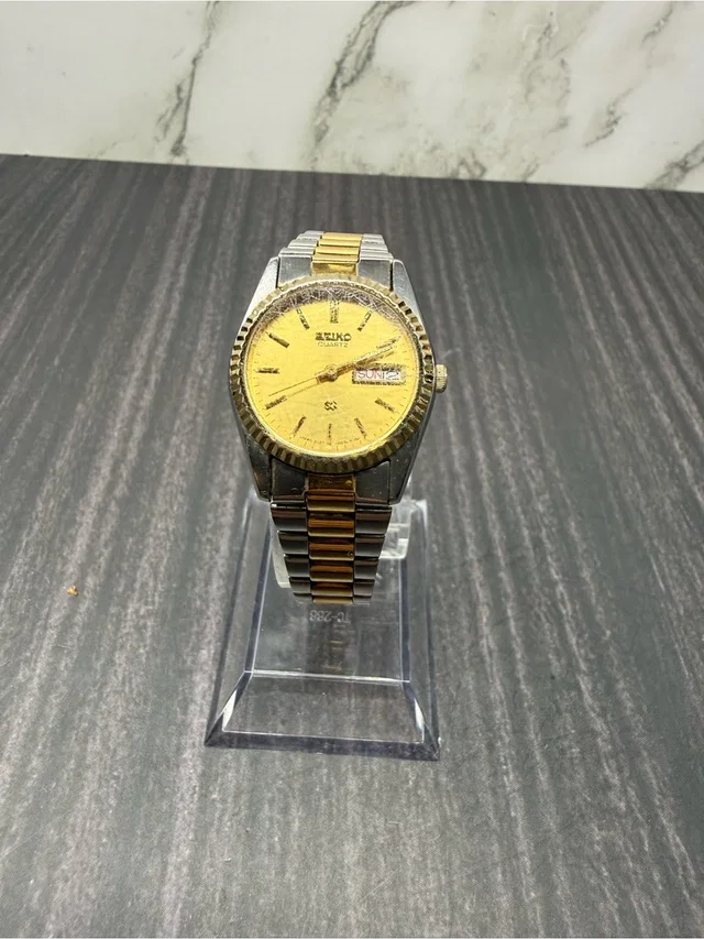 Seiko Vintage Women’s Watch 3e23-0a60 Silver/Gold Tone Steel-Needs Battery in silver|gray|gold from Poshmark