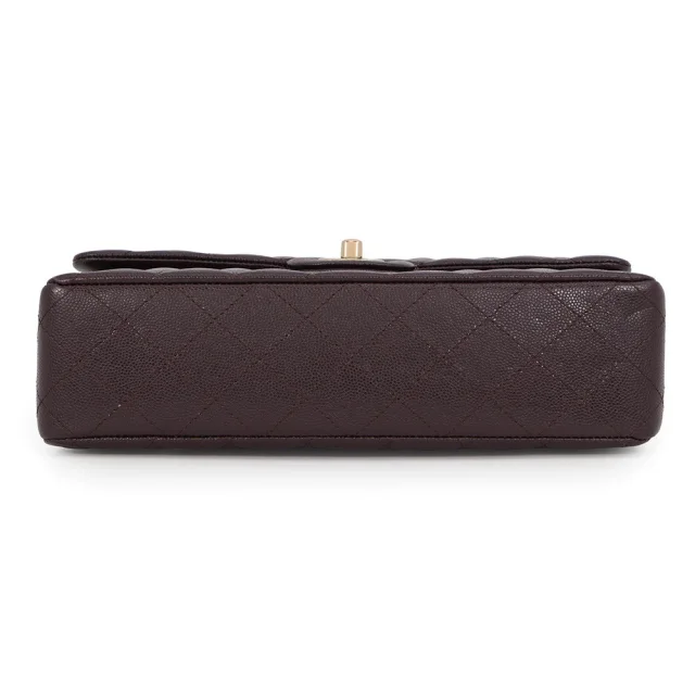 Chanel Matelasse W flap WChainShoulder Bag BrownA01112 Caviar Leather Size 25 in Caviar leather from GALLERY RARE, photo 3 of 7