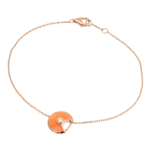 Cartier 18K Amulet Bracelet, Pink Gold in Pink from VINTAGE QOO TOKYO