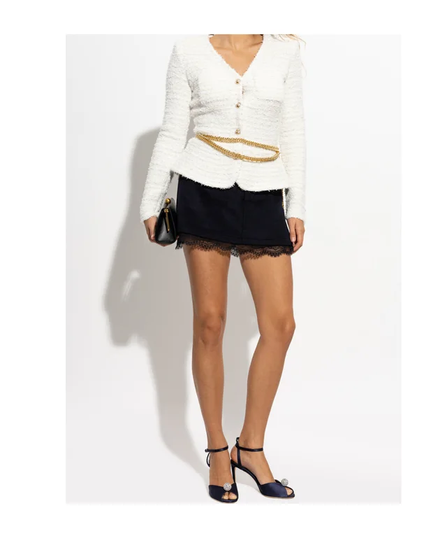 Self-Portrait Lace-up mini skirt, photo 3 of 4 from SENSER