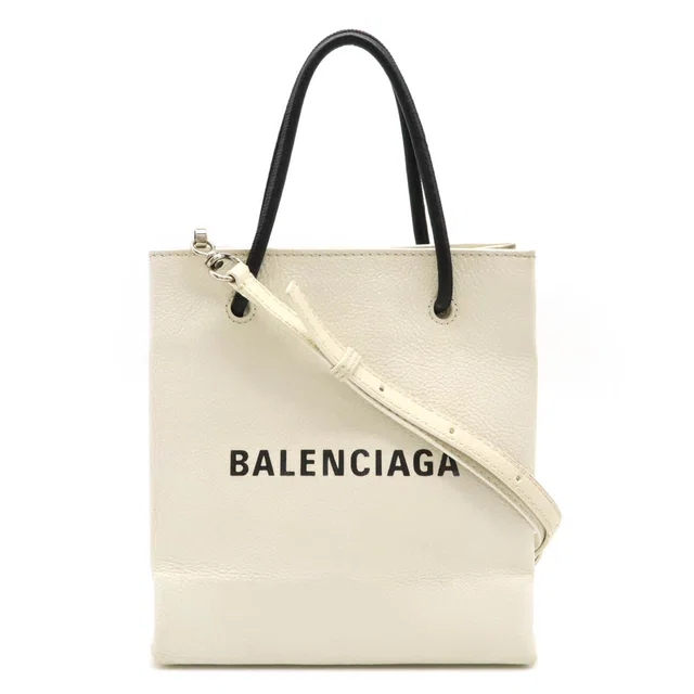 Balenciaga Shopping Tote XXS Leather 2way Tote Bag in Leather from LuxUness
