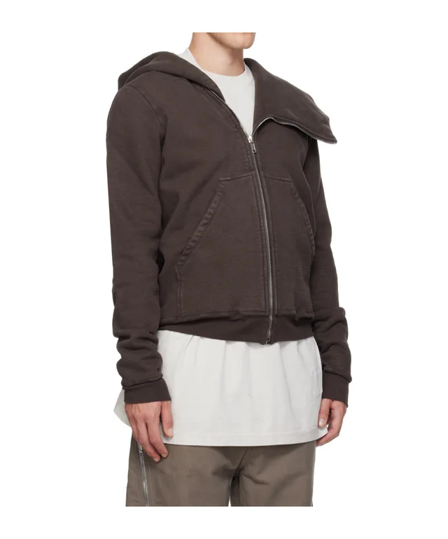 Rick Owens Drkshdw Zip-up hoodie, photo 2 of 4 from SENSER