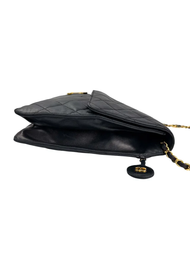 Chanel Vintage Black XL Single Flap Lambskin in Black Lambskin from Season 2 Consign, photo 1 of 1