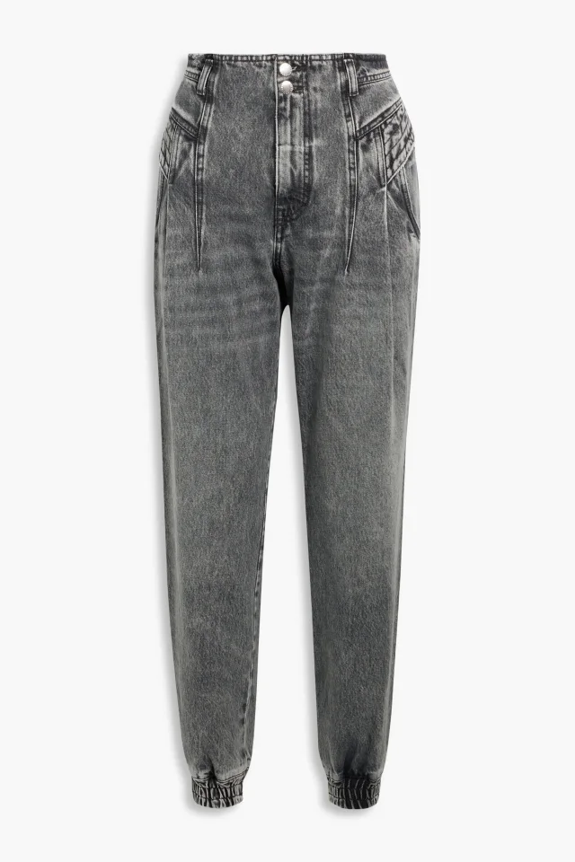 Retrofête Miriam High-Rise Tapered Jeans in Grey from THE OUTNET, photo 1 of 1