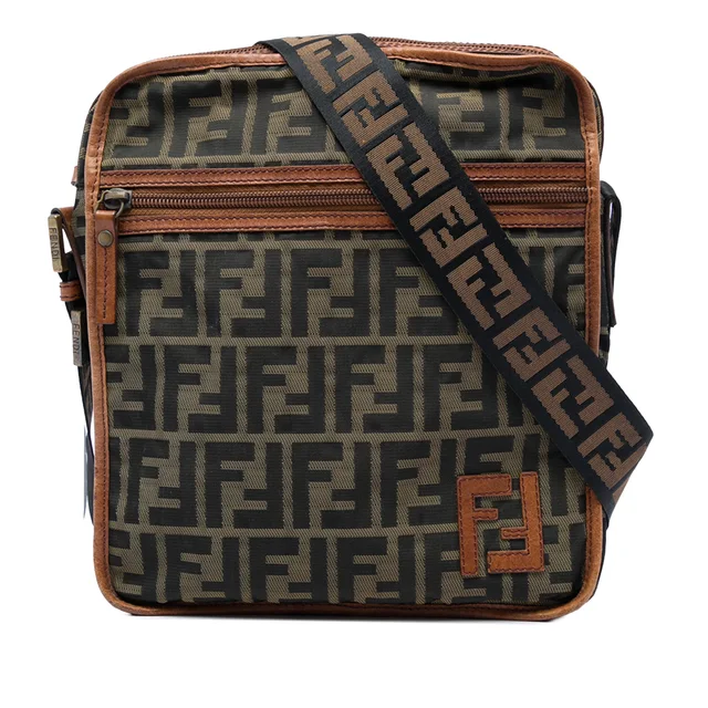 Black Fendi Zucca Canvas Crossbody in Black Canvas from Designer Revival, photo 1 of 1