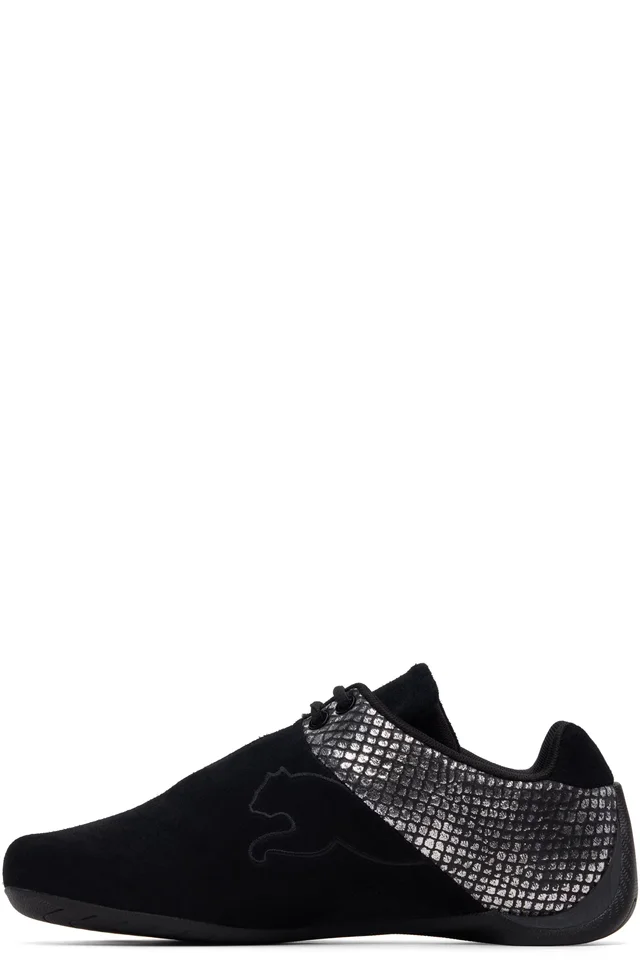 PUMA Black Future Cat Emboss Sneakers, photo 3 of 4 from SSENSE