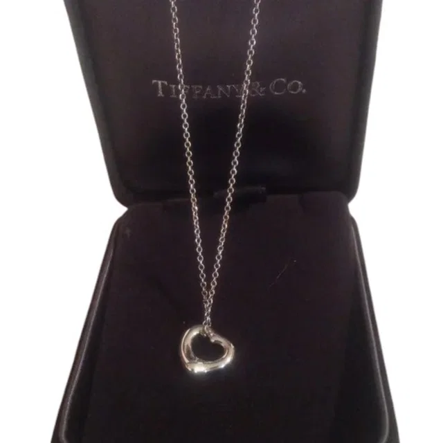 Tiffany & Co. Elsa Peretti | Open Heart Pendant | Sterling Silver in silver|gray from Poshmark