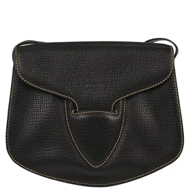 Loewe Black Leather Shoulder Bag in Black Leather from AMORE Vintage Tokyo