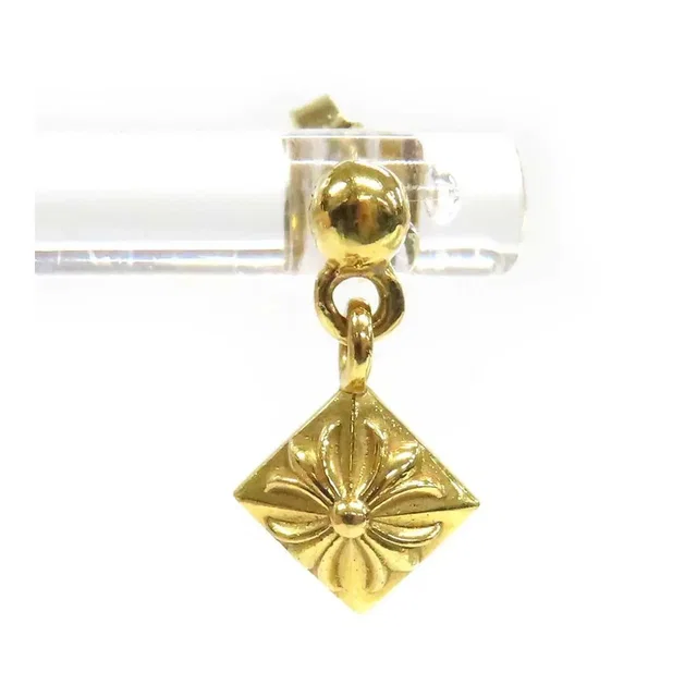 Chrome Hearts 22k Pyramid Drop Earring in multicolor from Grailed