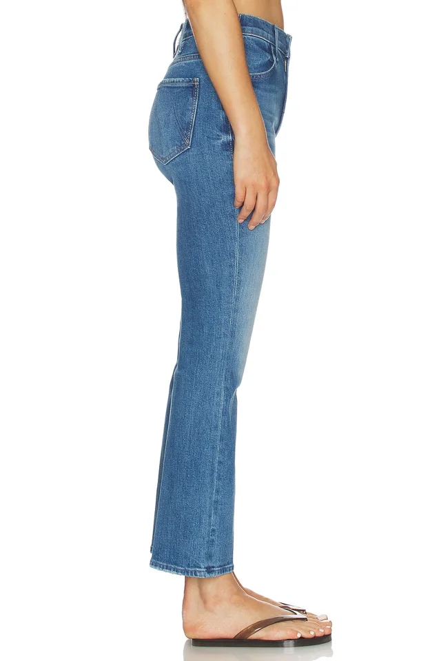 MOTHER The Hustler Flood Jeans in All Your Eggs In One Basket, photo 3 of 6 from REVOLVE (Canada)