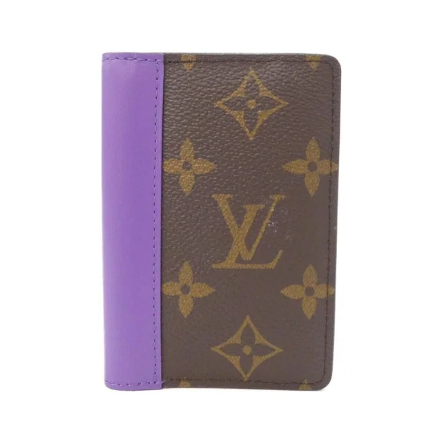 Louis Vuitton Monogram Macassar Pocket Organizer Card Case in Coated canvas from The Reluxe