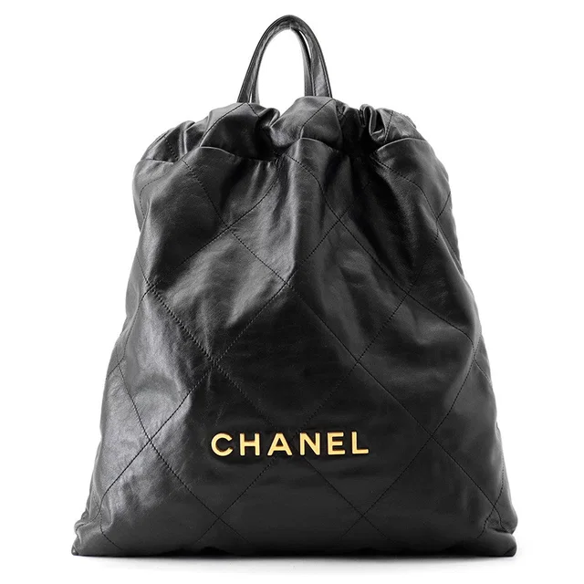 CHANEL 22 Backpack BlackAS3313 Leather in Leather from GALLERY RARE