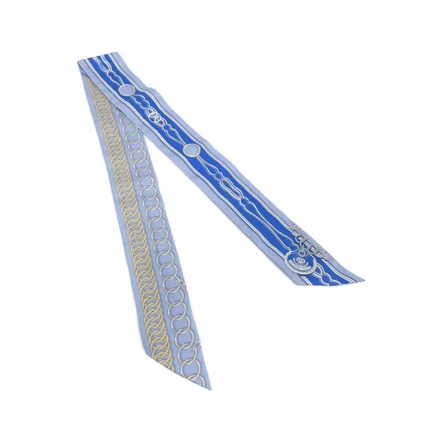 Hermès Maillons Twilly Scarf in Silk from The Reluxe