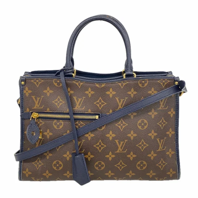 Louis Vuitton Handbag Monogram Popincourt PM Brown Marine 2-Way Bag in Brown from The Reluxe