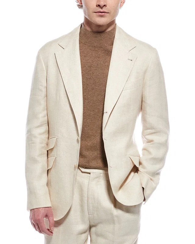 Brunello Cucinelli Linen & Wool-Blend Blazer, image 1 of 1 from Gilt