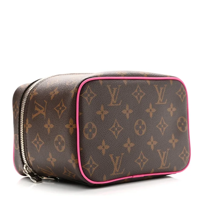 Louis Vuitton Monogram Macassar Nice Mini Fuchsia in Pink Coated canvas from FASHIONPHILE, photo 4 of 6