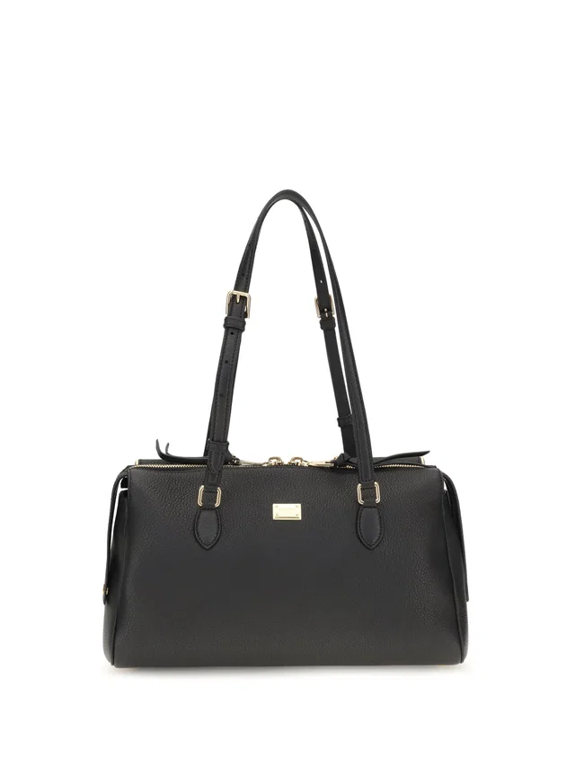 Dolce & Gabbana Odissea Shoulder Bag — Black Calf Leather in Black Calfskin from HEWI