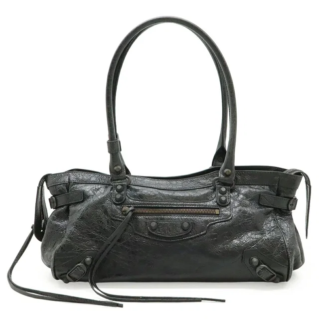 Balenciaga Le City East West Leather 2way Bag in Leather from LuxUness
