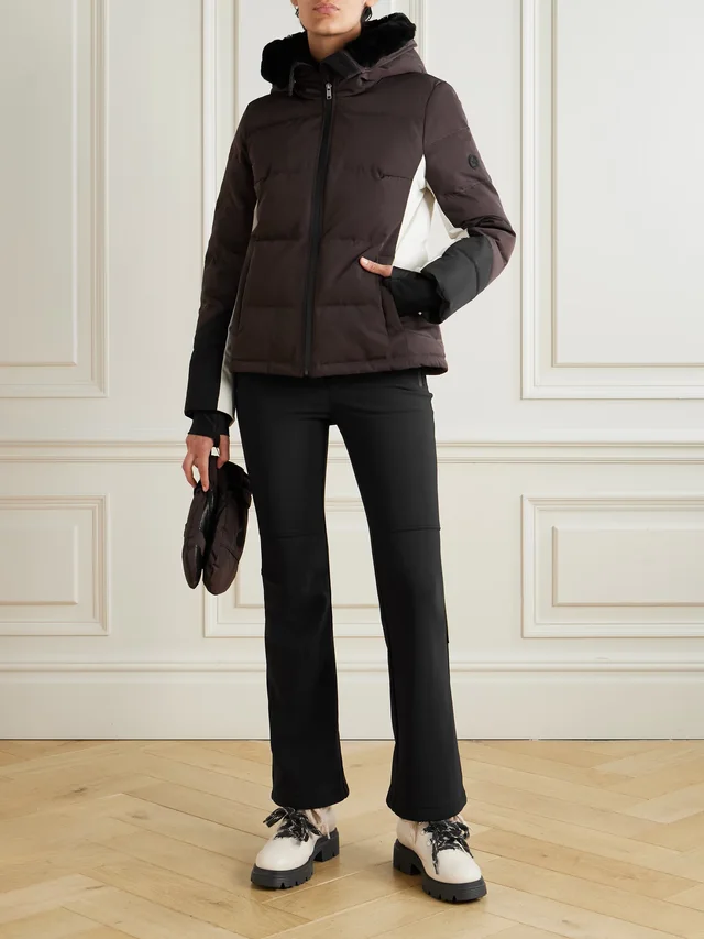 YVES SALOMON Shell flared ski pants in Black, photo 2 of 2 from NET-A-PORTER (Canada)