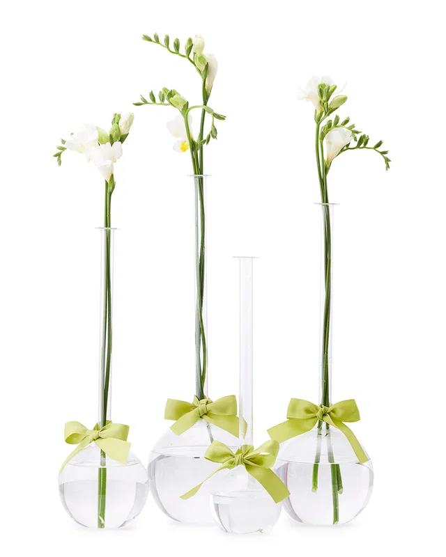 Two's Company Sleek & Chic Set of 4 Bubbles Vases, image 1 of 1 from Rue La La