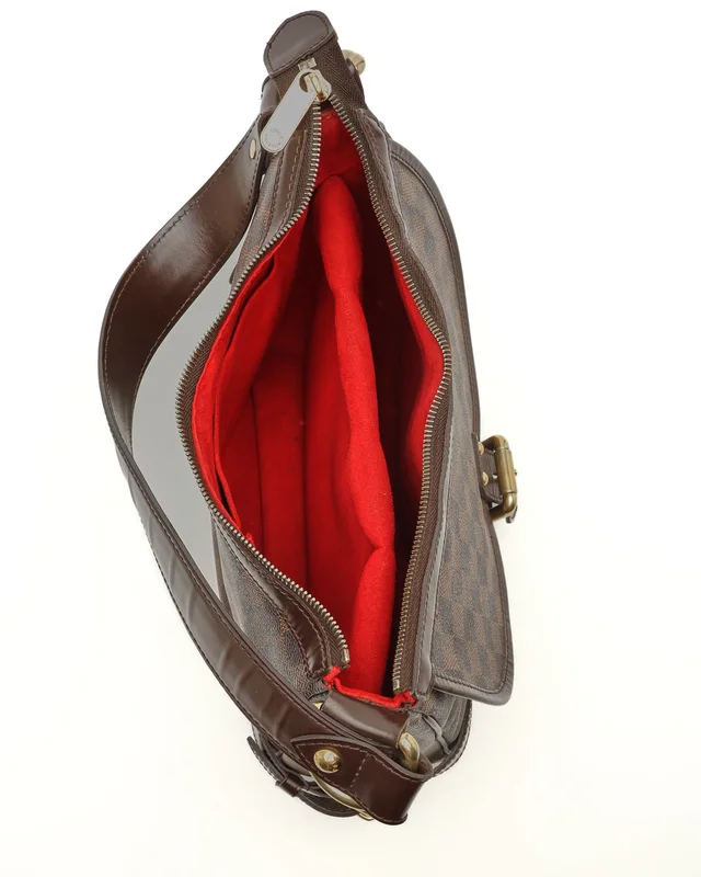 Louis Vuitton Damier Ebene Highbury Shoulder Bag in Brown Canvas from A Retro Tale, photo 7 of 8