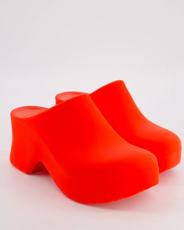 Loewe Terra Foam Clog In Bright Orange Flocked Rubber Size EU 38 in Orange from Sellier, photo 2 of 2