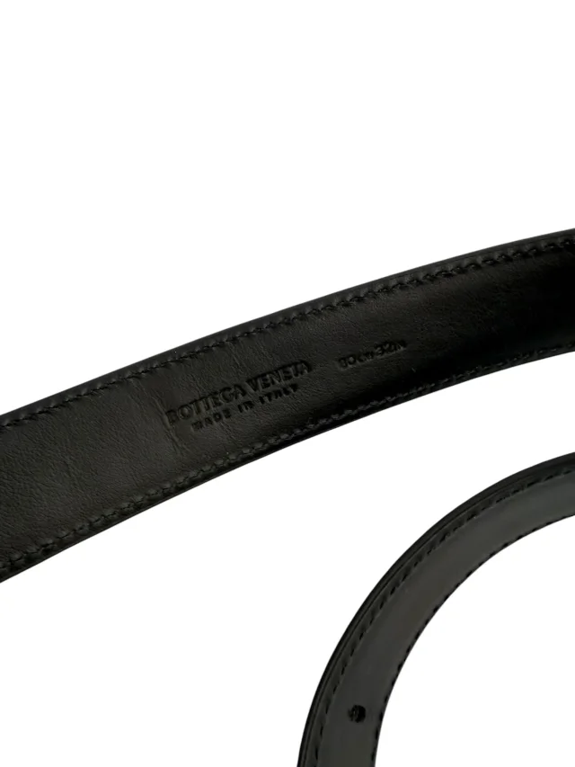 Bottega Veneta Belt Size 80cm / 32" in Black Leather from Season 2 Consign, photo 3 of 4