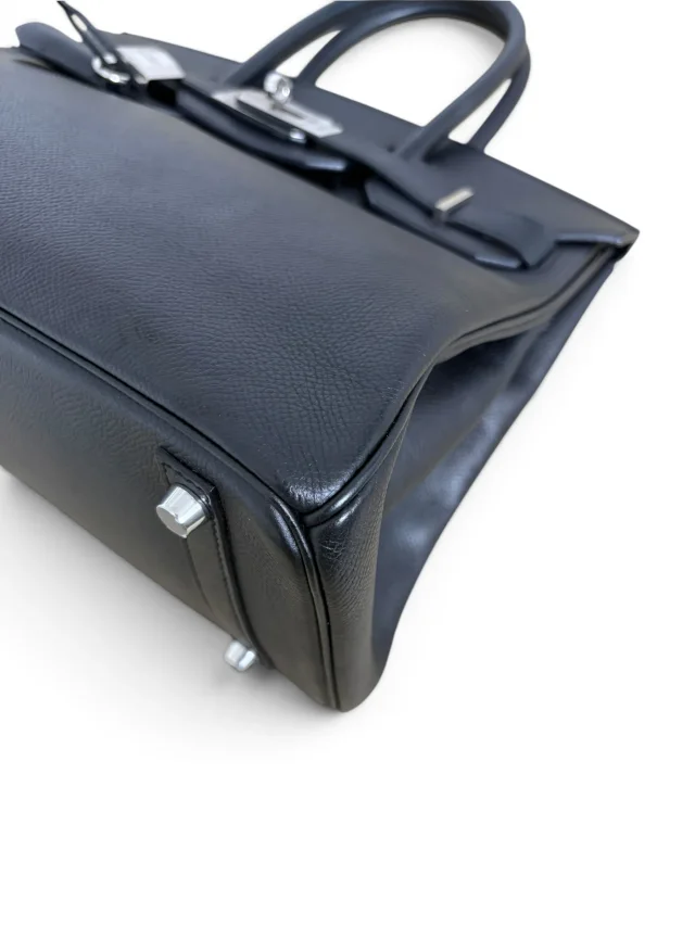 Hermès Black Epsom Birkin 30 PHW in Black Epsom leather from Season 2 Consign, photo 9 of 12