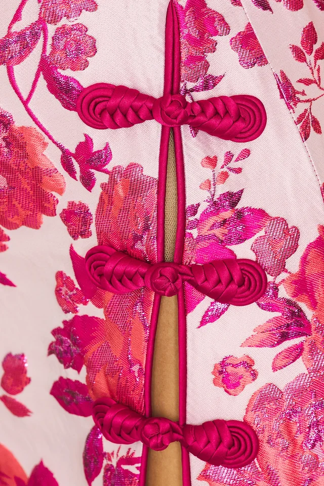 SAU LEE Jada Dress in Pink Multi, photo 5 of 5 from REVOLVE (Canada)