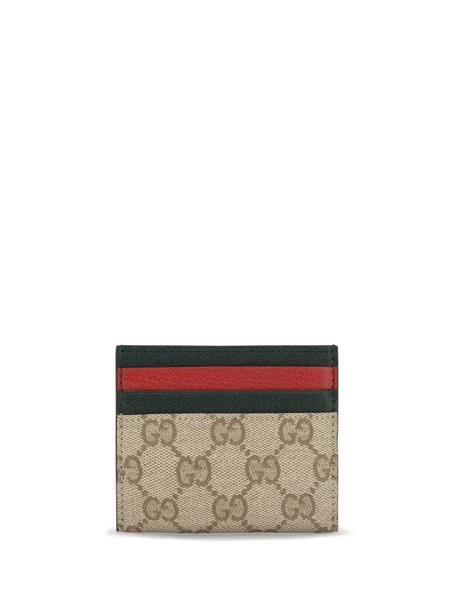 Gucci Gg Coated Canvas Multicolor Card Case — Cotton Wallet in Multicolor Coated canvas from HEWI