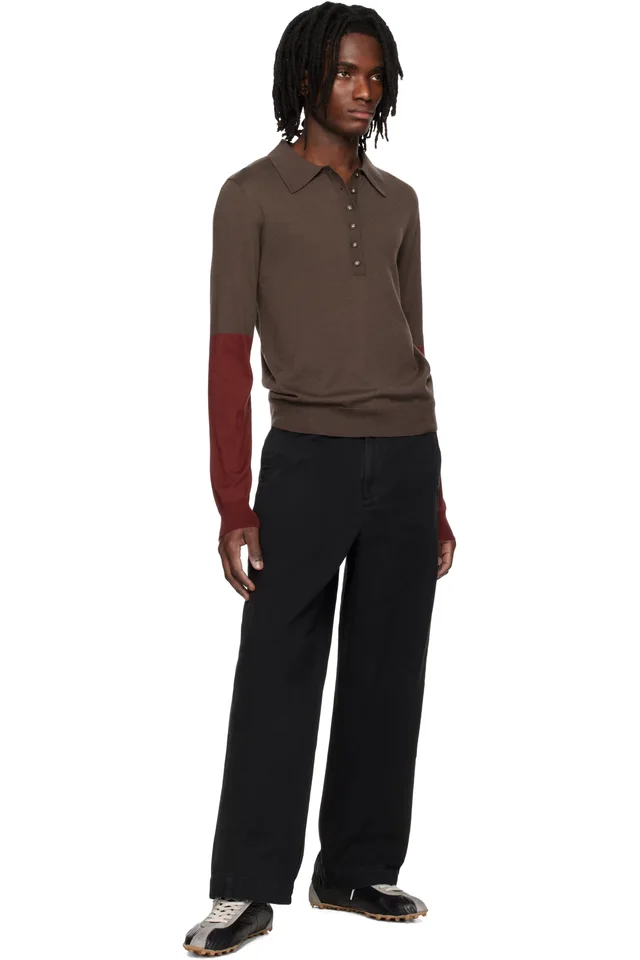 Entire Studios Black Gully Trousers, photo 4 of 4 from SSENSE