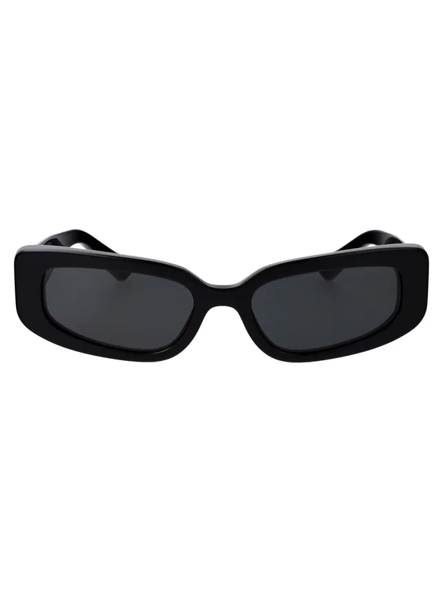 Dolce & Gabbana 0dg4445 Glossy Acetate Sunglasses — Black in Black from HEWI