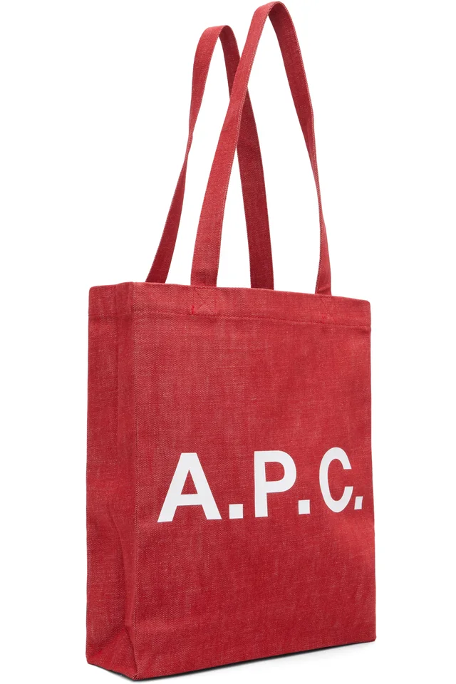 A.P.C. Red Lou Tote, photo 2 of 4 from SSENSE