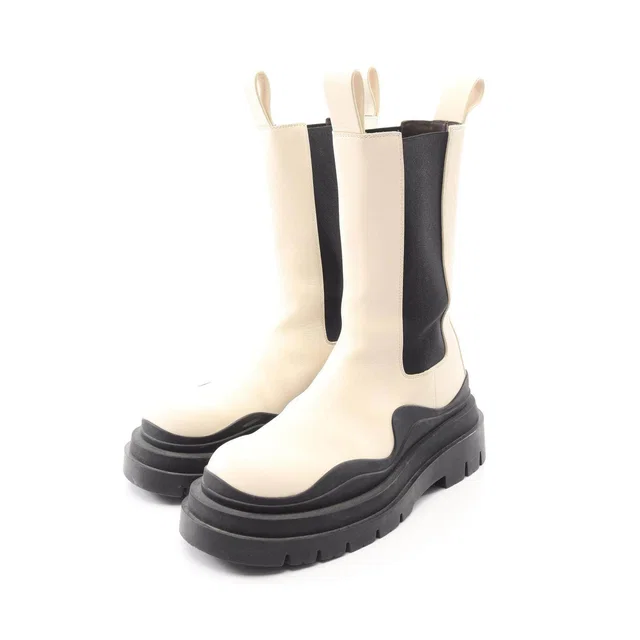 Bottega Veneta TIRE BOOTS Leather Boots in Leather from LuxUness