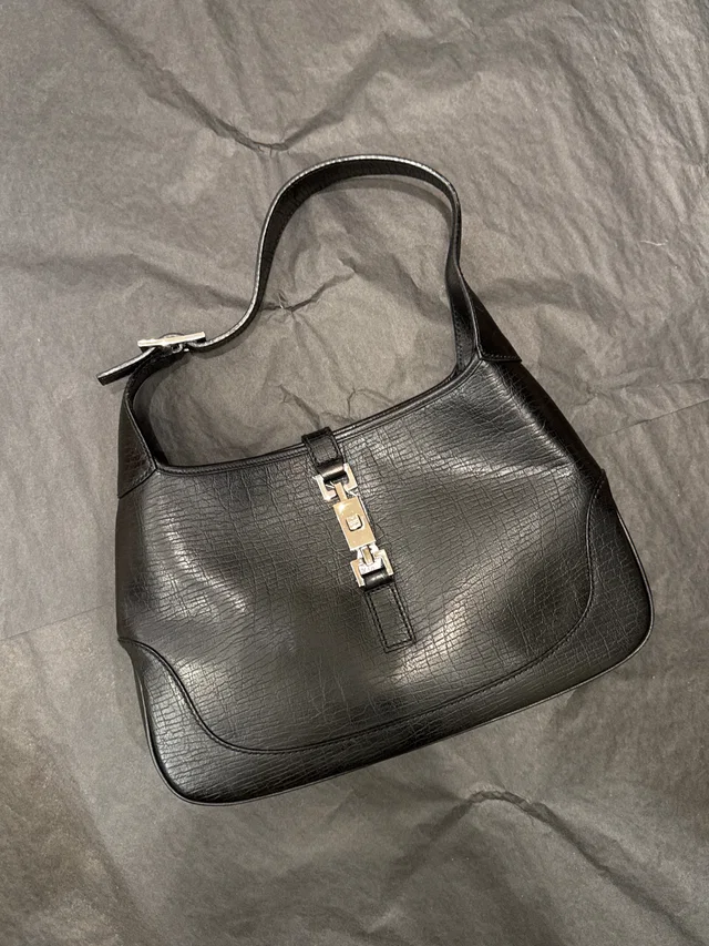 Gucci Black leather jackie in Black Leather from Luxury Promise