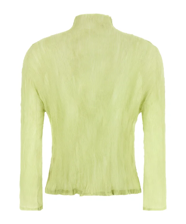 Issey Miyake Chiffon Twist 1 Zip Cardigan, photo 2 of 4 from SENSER