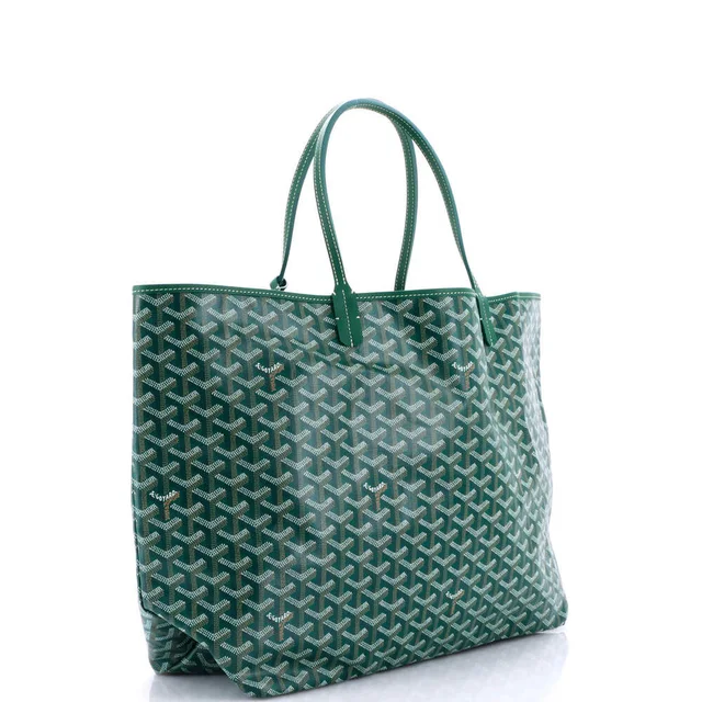 Goyard Gm Saint Louis Tote Coated Canvas in green Coated canvas from Poshmark, photo 3 of 7