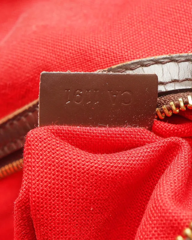 Louis Vuitton Damier Ebene Cabas Rivington Tote Bag in Brown Coated canvas from A Retro Tale, photo 9 of 10