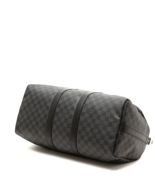 Louis Vuitton Damier Graphite Keepall 45 Shoulder Weekend Bag in Grey Canvas from A Retro Tale, photo 4 of 8
