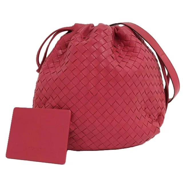 Bottega Veneta Drawstring Shoulder Bag Intrecciato Leather in Woven leather from The Reluxe