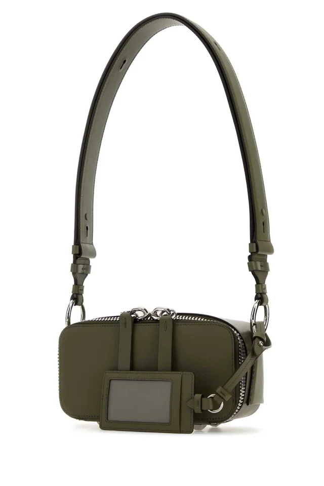 Maison Margiela Camera Shoulder Bag — Green in Green Leather from HEWI, photo 2 of 2