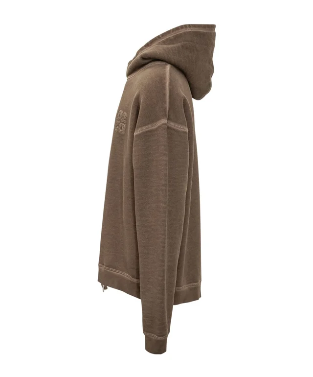 Dsquared2 D2 Upside Down relax-fit hoodie, photo 2 of 3 from SENSER