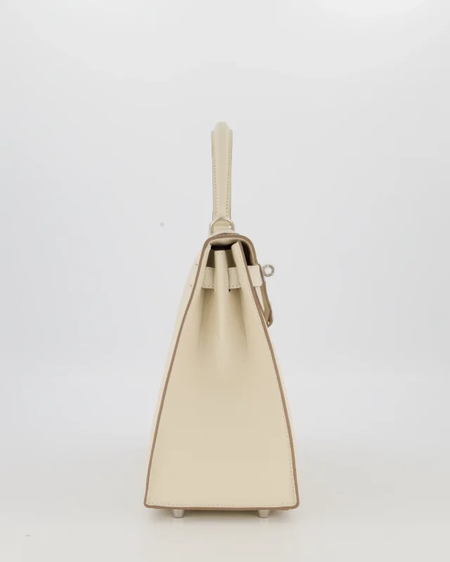 HOT* Hermès Kelly 28 Sellier Bag in White Epsom leather from Sellier, photo 5 of 20