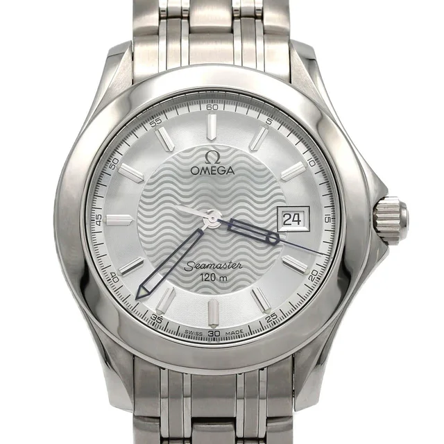 Omega Seamaster 120 SS Quartz in Dial color: Silver Case: stainless steel Bracelet: stainless steel from KOMEHYO